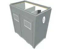 Modèle douche WC 3D