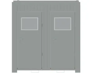 Modèle douche WC face